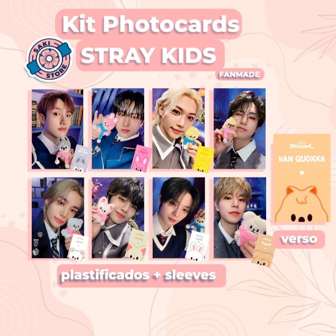 Photocard Stray Kids - Fanmade - Kpop - Selca - DO IT - KARMA em Oferta na Shopee