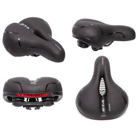 SELIM BIKE PASSEIO MACIO ELASTOMERO BANCO CONFORT GEL TECH VAZADO