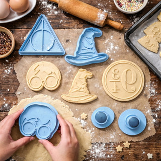 Cortadores Kit Harry Potter Marcador de Pasta Americana Kit e Kit Presente Decoração Utensílios de Cozinha Biscuit