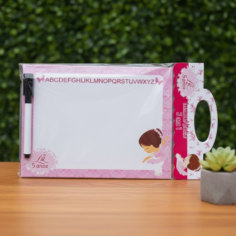 Lousa Mágica Personalizada BAILARINA e  SOLDADINHO Lembrancinha Aniversário Decoração de festas Brindes Infantil