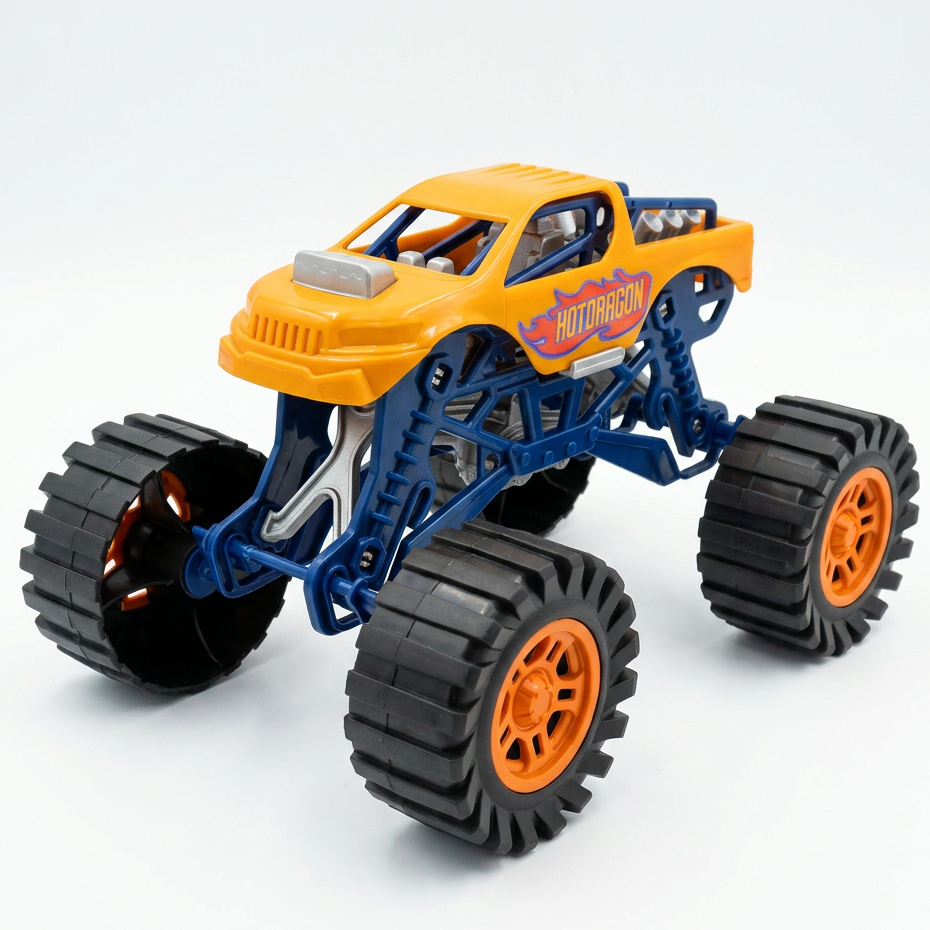 Carrinho Hot Dragon Carro Monster Hot Wheels | Suspensão Articulada | Carroceria Reclinável | QUEEN SHOP em Oferta na Shopee