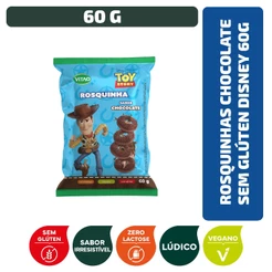 Rosquinhas Chocolate Sem Glúten Toy Story Disney 60 g