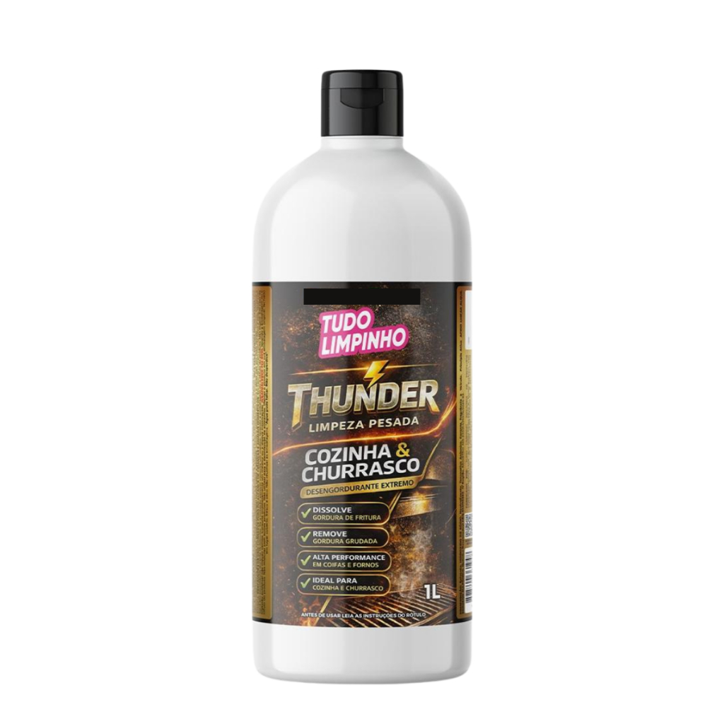 THUNDER LIMPEZA COZINHA CHURRASCO TUDO LIMPINHO