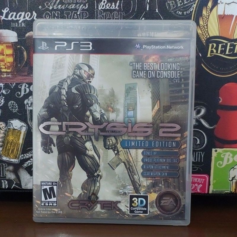 🎮JOGO PS3 CRYSIS 2 LIMITED EDITION MÍDIA FISICA 🎮