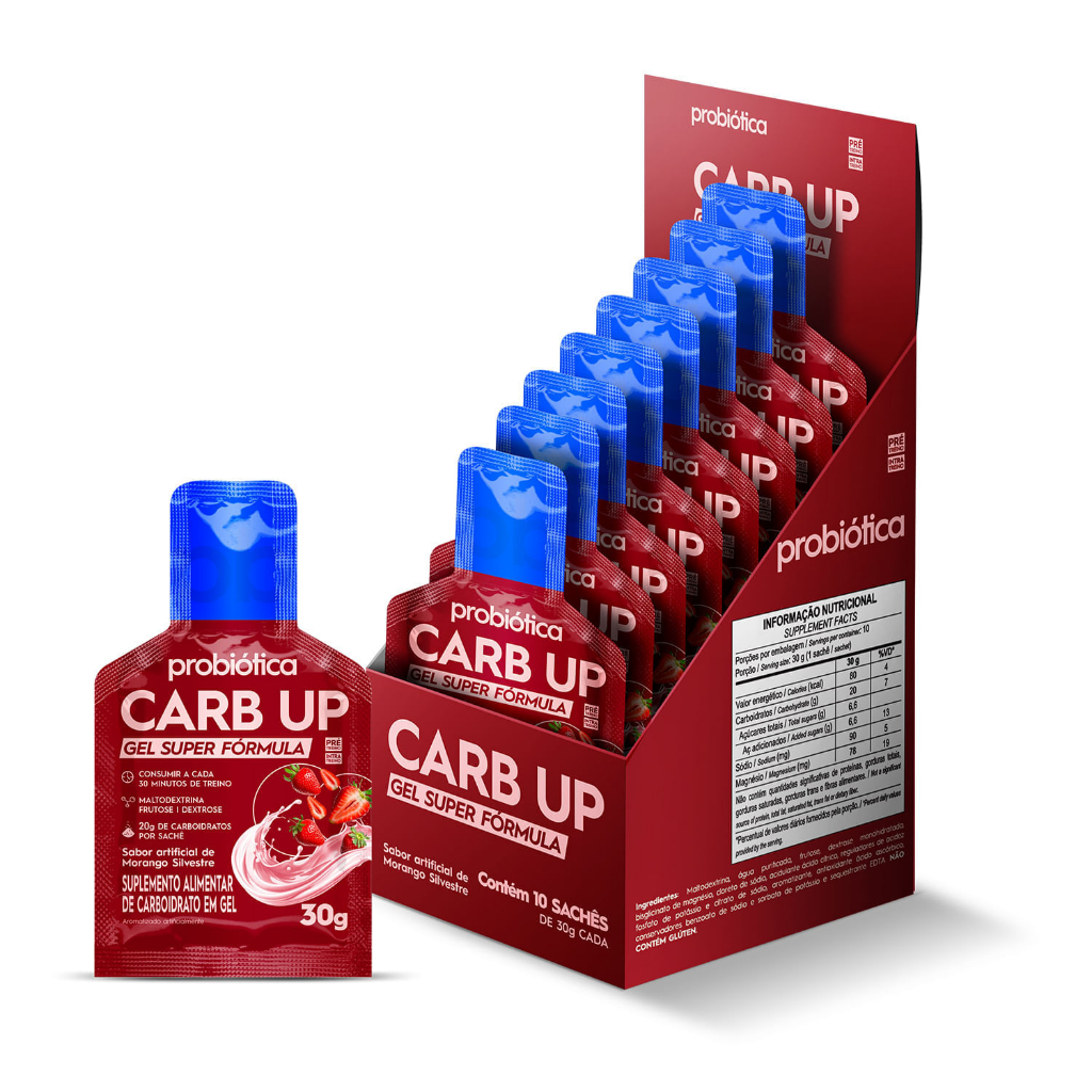 Carb Up Gel Super Fórmula Probiótica em Oferta na Shopee