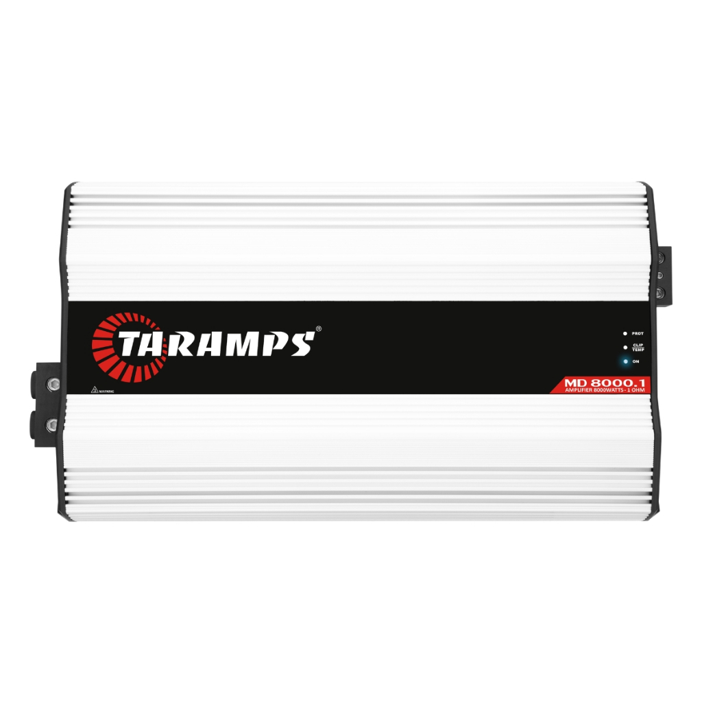 Módulo Taramps MD 8000 1 Canal 8000W Rms 1 Ohm Amplificador Automotivo