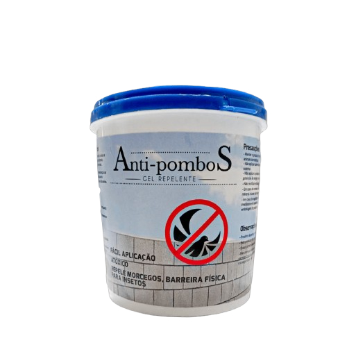 Repelente Anti Pombos Gel Atóxico Barreira Física Afasta Pombos e Morcegos Ideal Para Telhado Janela Sacada