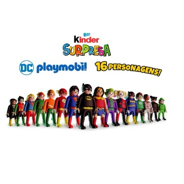 Kinder Ovo Playmobil DC - Brinquedos Colecionáveis