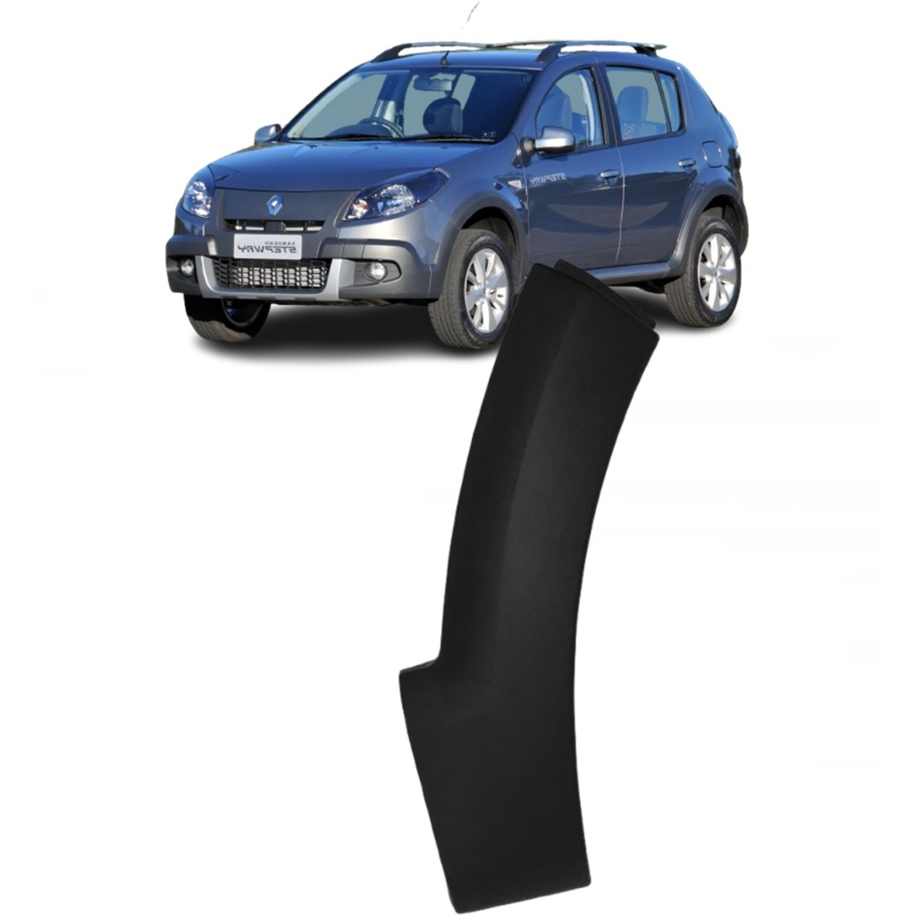 Moldura Paralama Dianteiro Sandero 2012 Até 2014 Stepway Menor