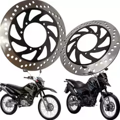 Disco de Freio Dianteiro Xtz Lander 250 2007 em Diante Tenere 250 Crosser 150 Abs 2019 2020 2021