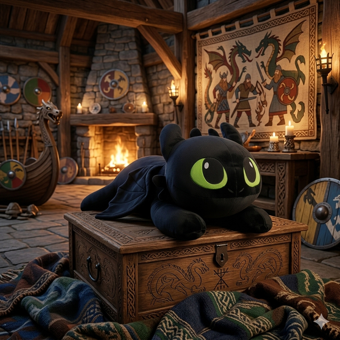 Xuxão Apoio Banguela Fúria da Noite Gigante 100cm – Pelúcia Gigante em Tecido Satin Fofinho