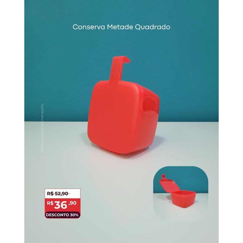 Conserva metade Tupperware