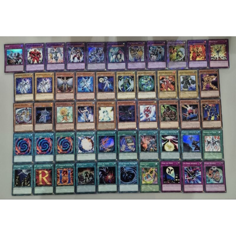 Set Deck Set Heróis elementares / Neo Espaciais - Yu-Gi-Oh / Yugioh - Jaden Yuki