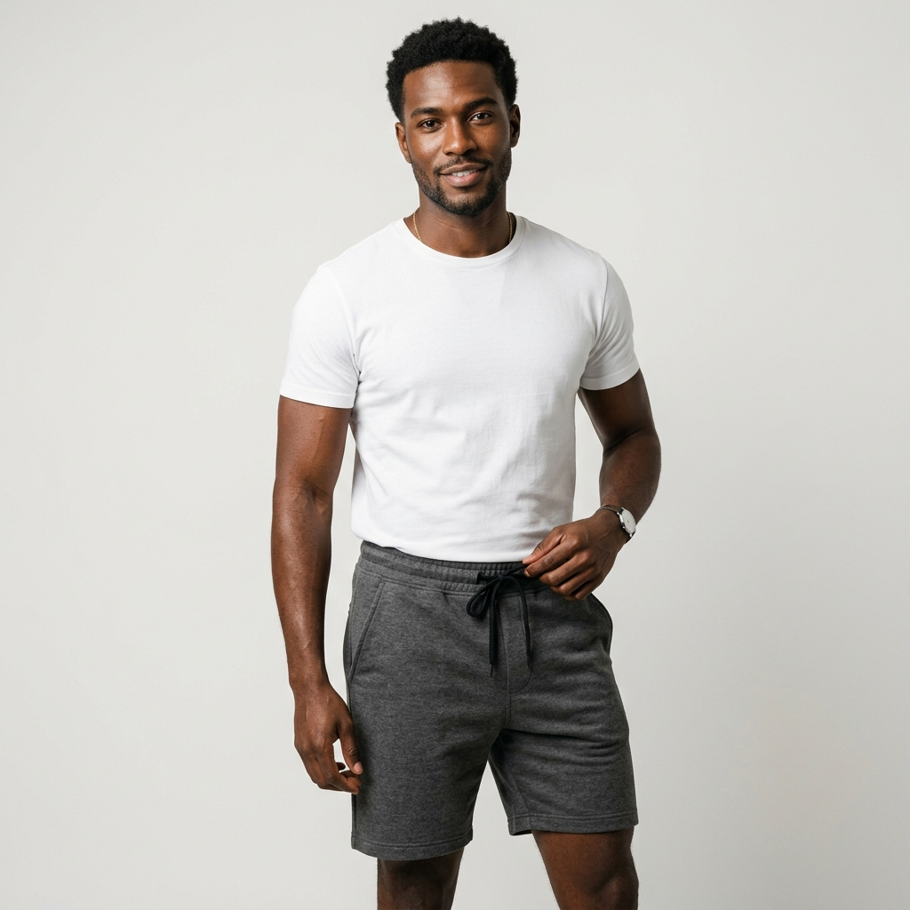 Bermuda Masculina Moletinho Tecido Leve Agradavel Moletom Leve Short Masculino Academiauso Casual