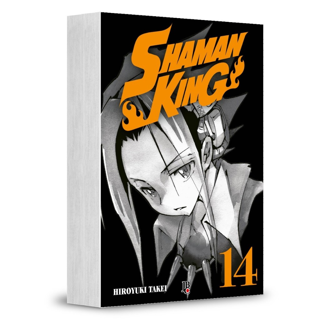 Capa do livro Mangá - Shaman King BIG Vol. 14 - por Hiroyuki Takei - Editora JBC