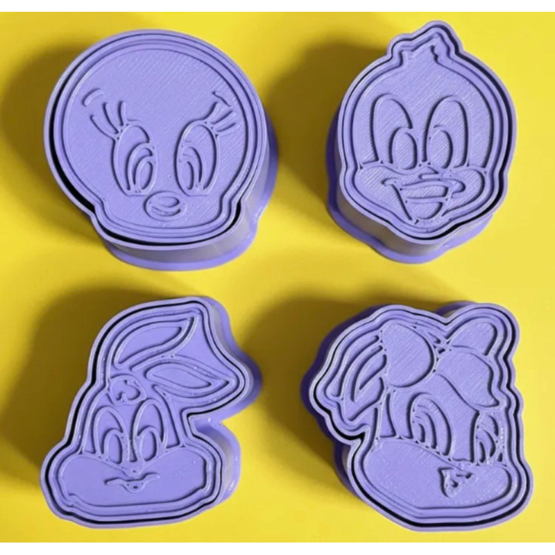 Kit 4 Ejetor Brigadeiro Looney Tunes Baby