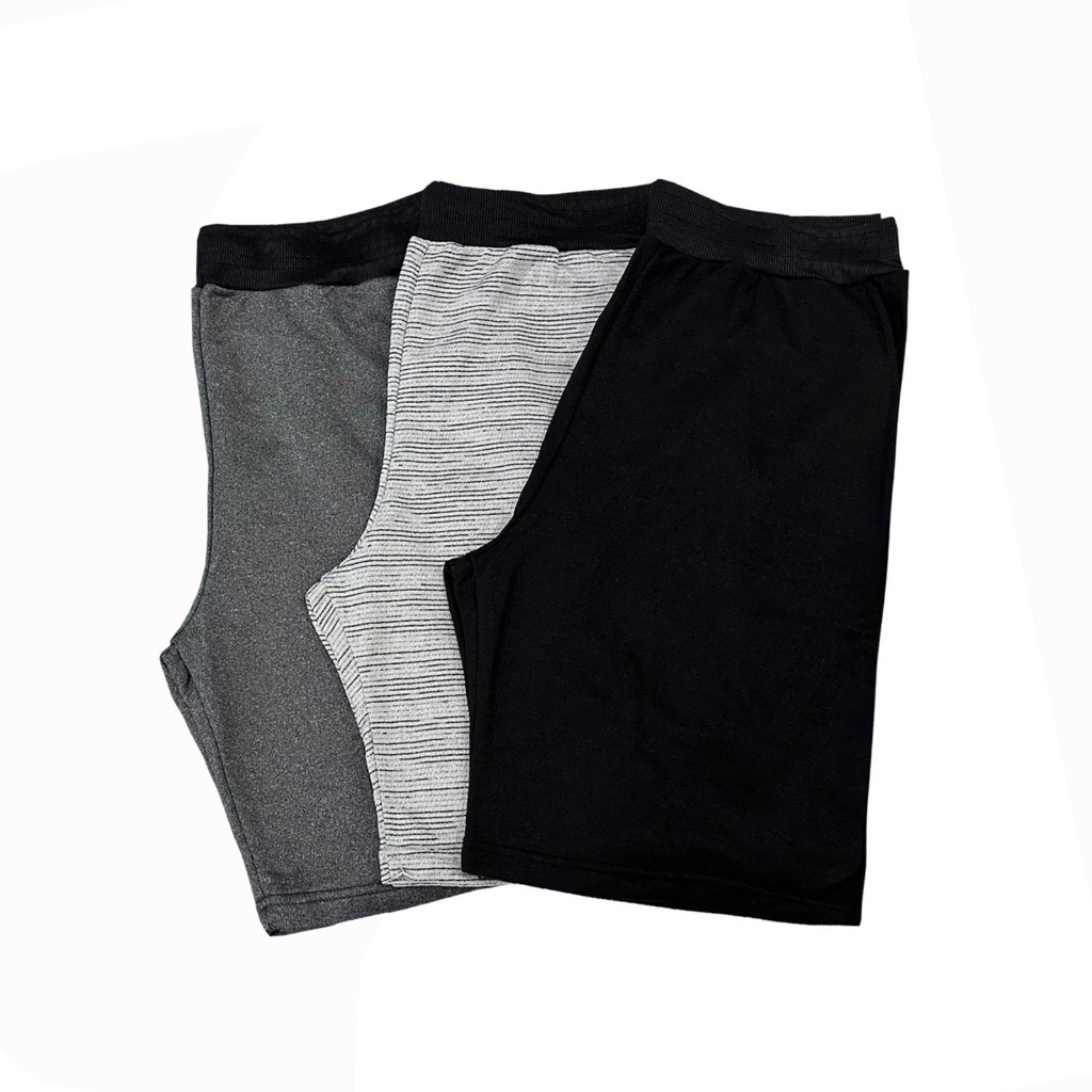 Imagem Kit 3 Bermudas Moletom Masculino Cores Sortidas Ducam Treino Academia