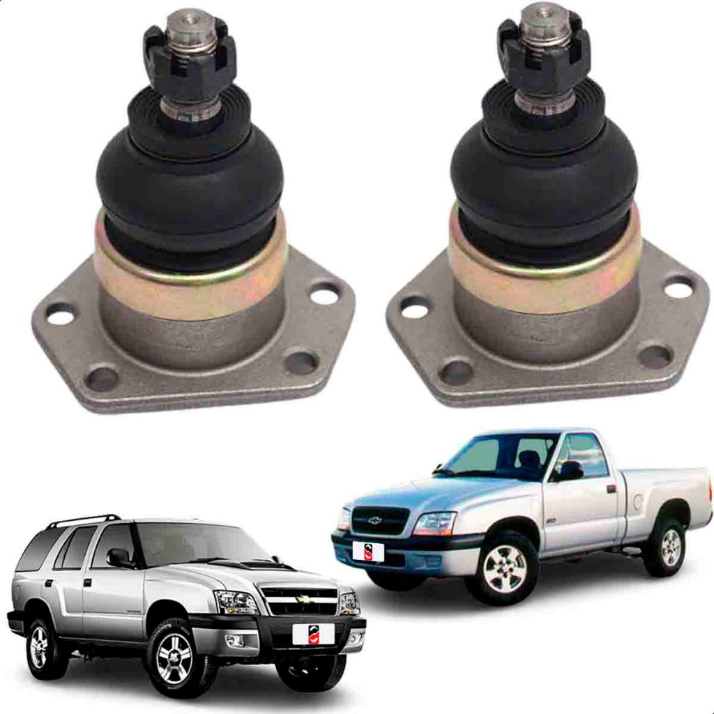 Superior - Par de Pivo bandeja Superior Blazer S10 8v 12v 95/2011 Novo.