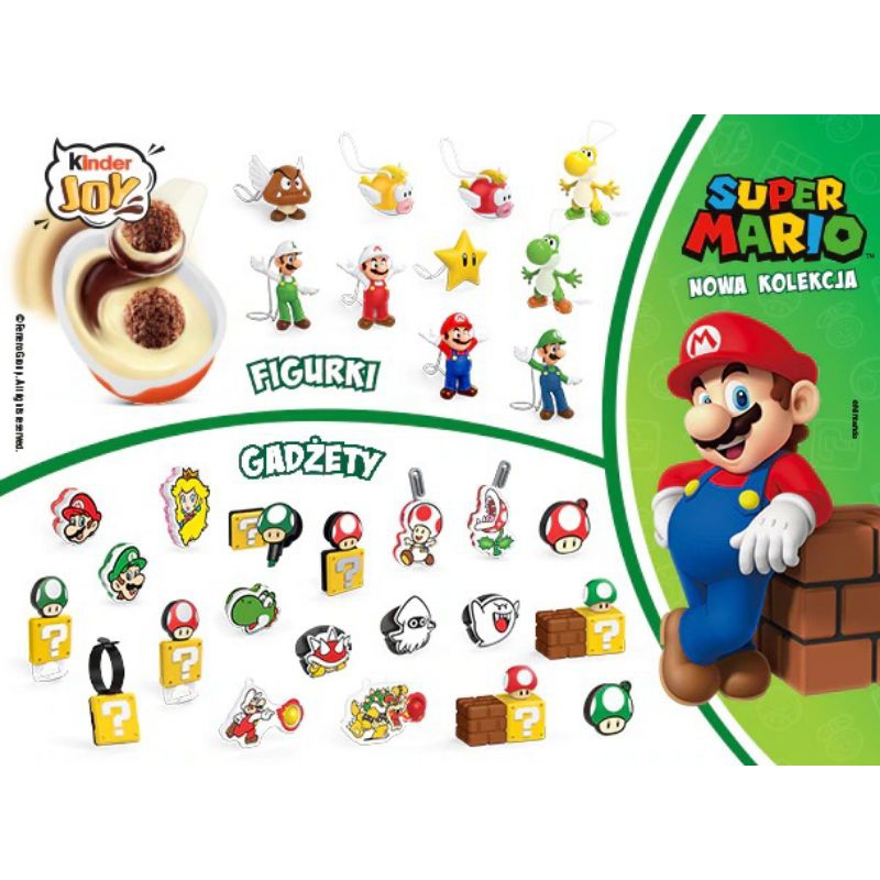 COMPLETE SUA COLECAO KINDER JOY SUPERMARIO SUPER MARIO