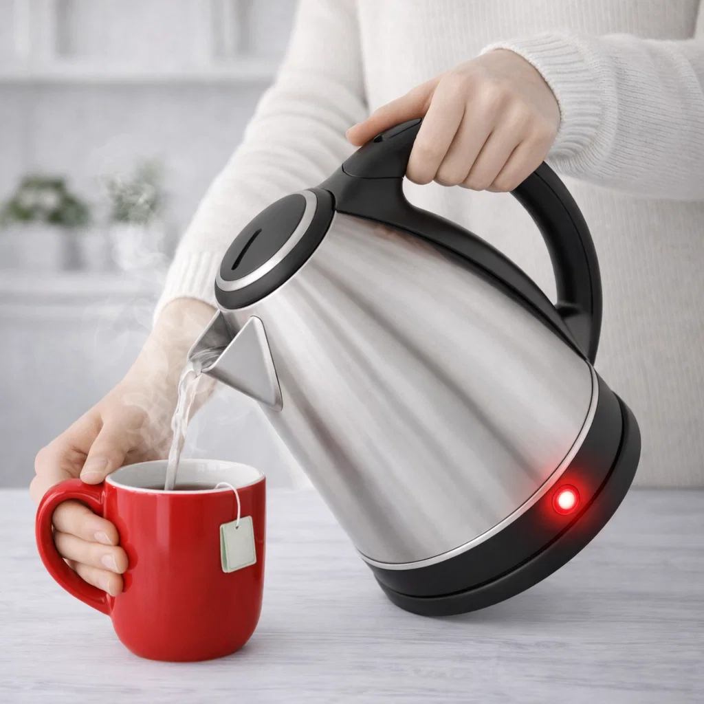 Chaleira Elétrica 110v Inox Térmica Bule com Tampa Aquecimento Rápido Ideal para Café e Chá em Oferta na Shopee