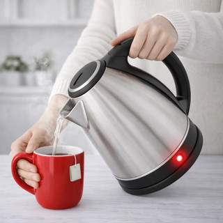 Chaleira Elétrica 110v Inox Térmica Bule com Tampa Aquecimento Rápido Ideal para Café e Chá