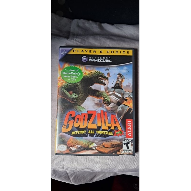 Godzilla Destroy All Monsters Melee  Original e Americano para Nintendo Game Cube
