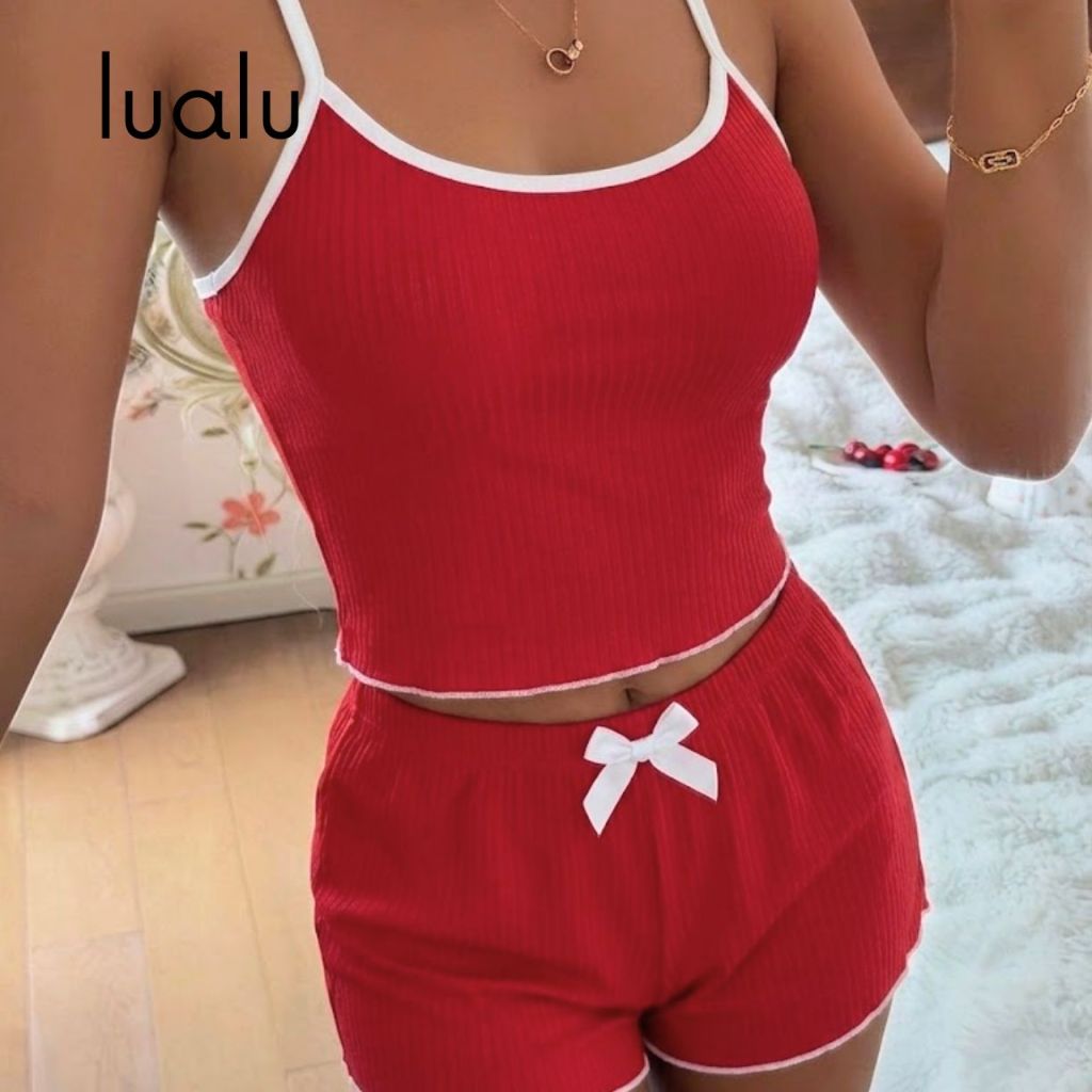 Pijama Baby Doll Feminino Sexy Liso Preto, Baby Dool Canelado