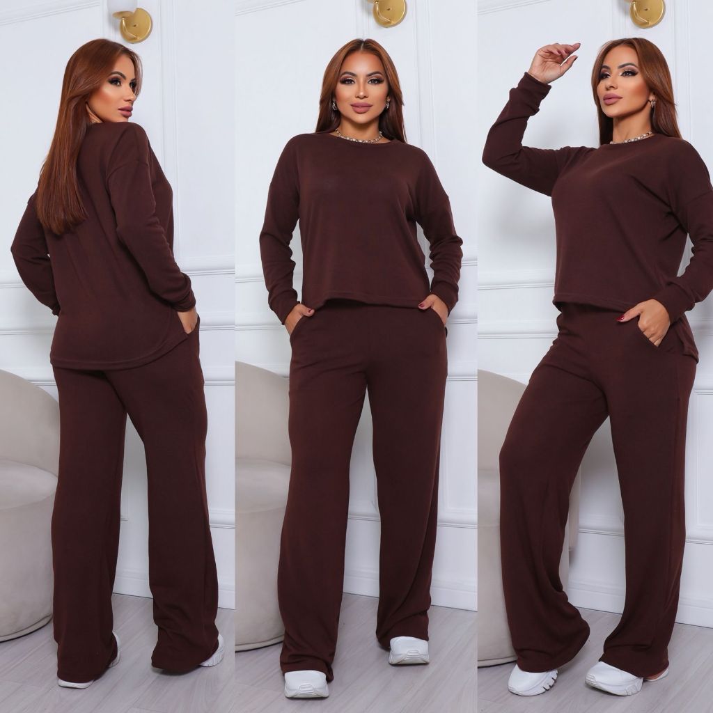 Conjunto Feminino Lanzinha Ribi 2 Peças Blusa e Pantalona
