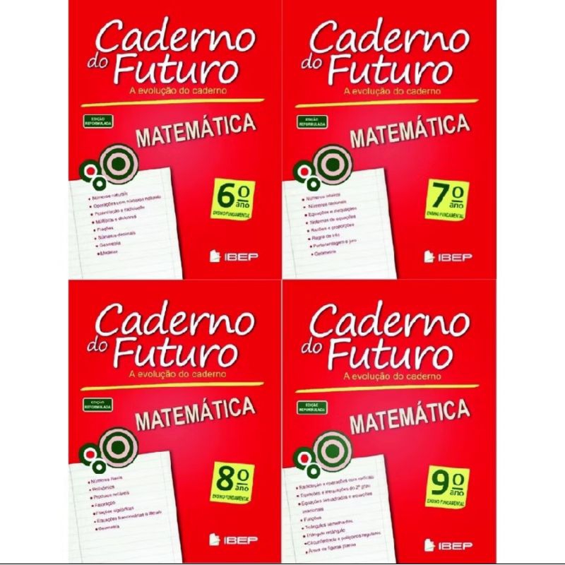 Caderno do futuro MATEMÁTICA 6° ao 9° ano Professor/Aluno