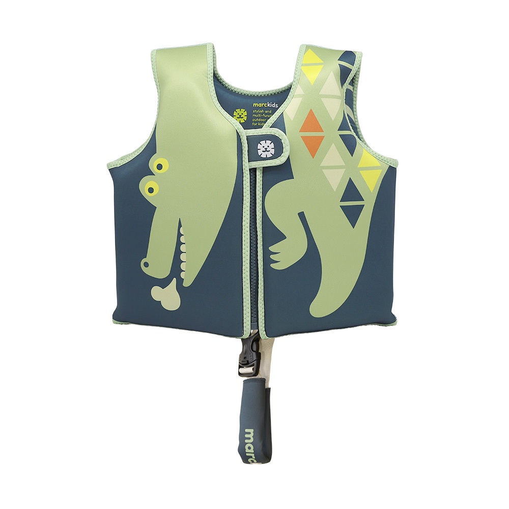 COLETE FLUTUADOR INFANTIL RÉPTEIS DA SELVA (TAMANHO L: 19KG - 30KG)