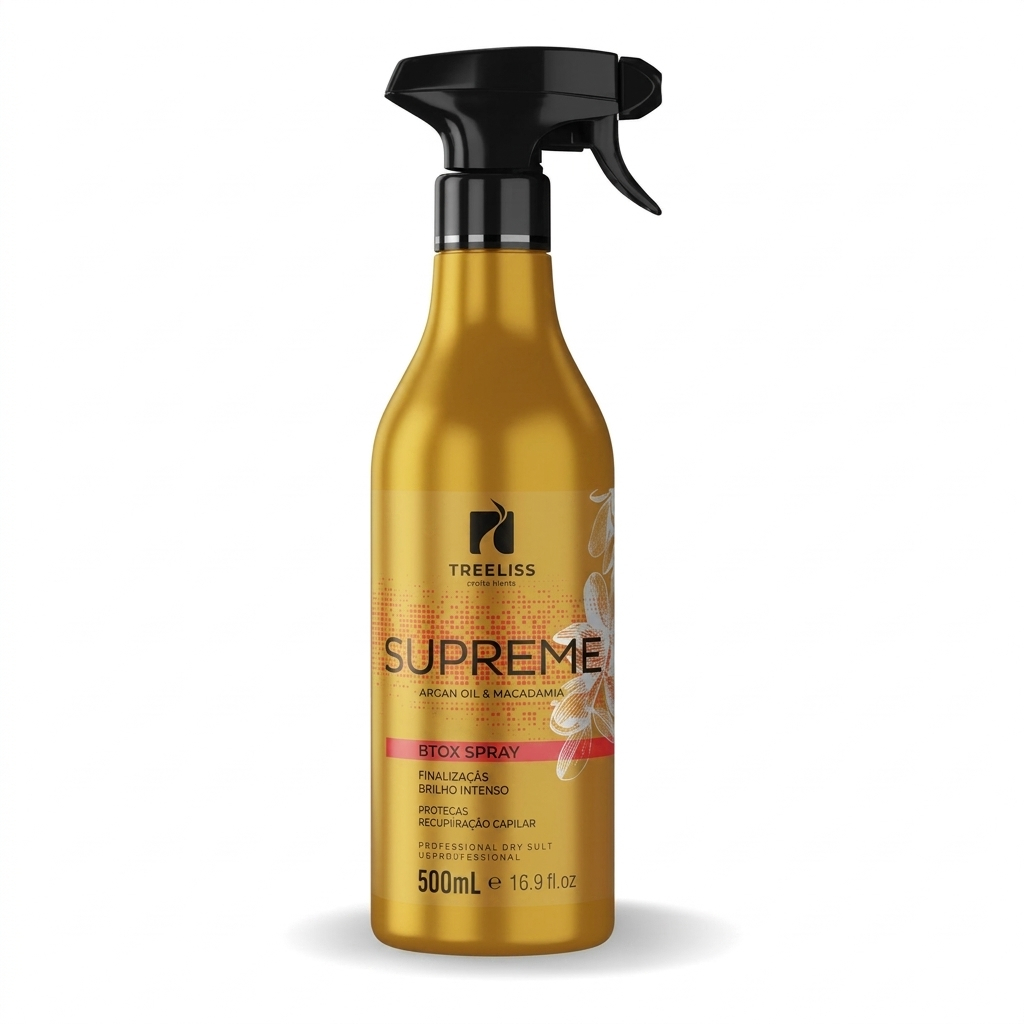 Btox Spray Finalizador Botox Alisamento Tratamento Supreme Botox 500ml - Treeliss Profissional