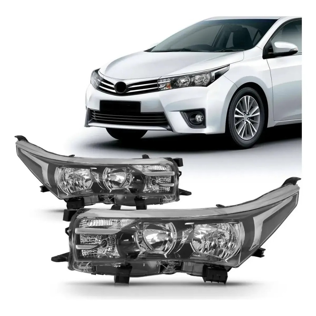 Par Farol Corolla 2014 2015 2016 2017 Sem Led Ambos Lados