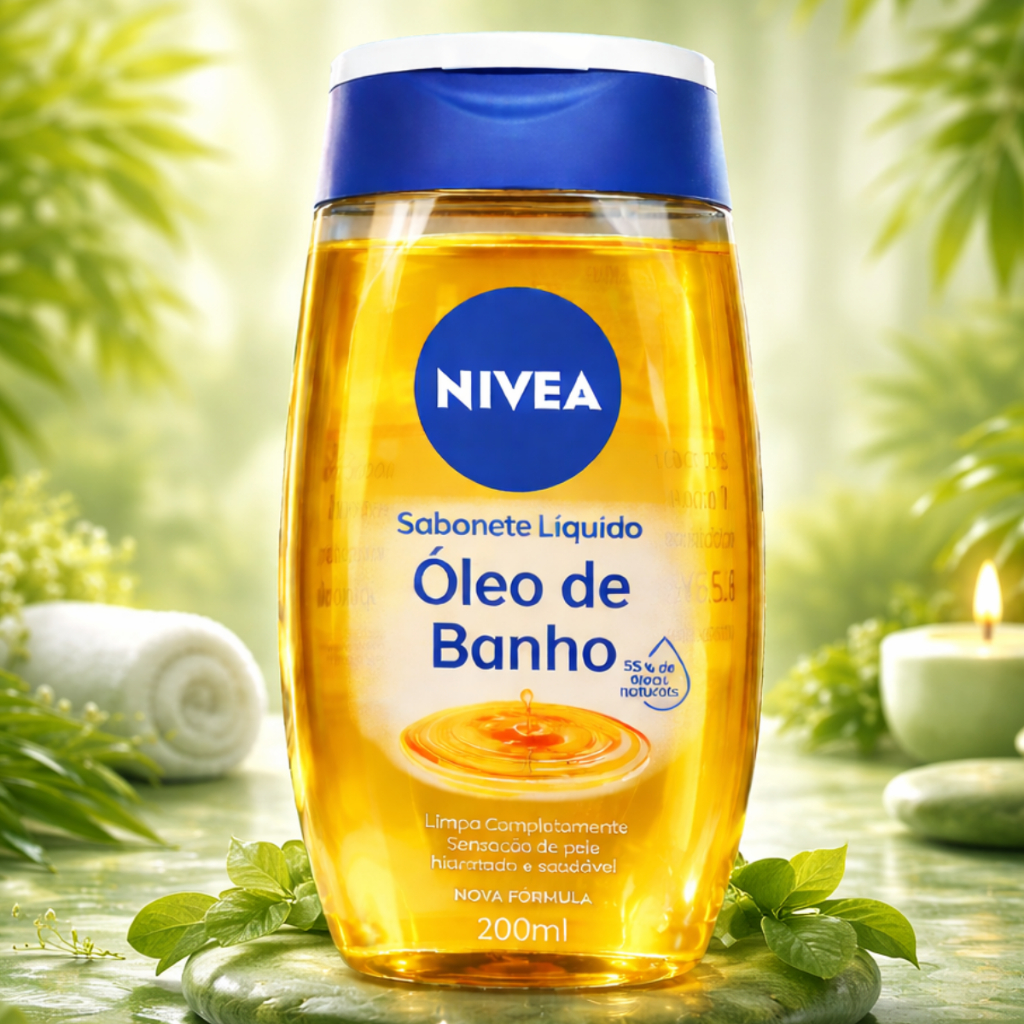 NIVEA Sabonete Líquido Óleo de Banho - 200 ml