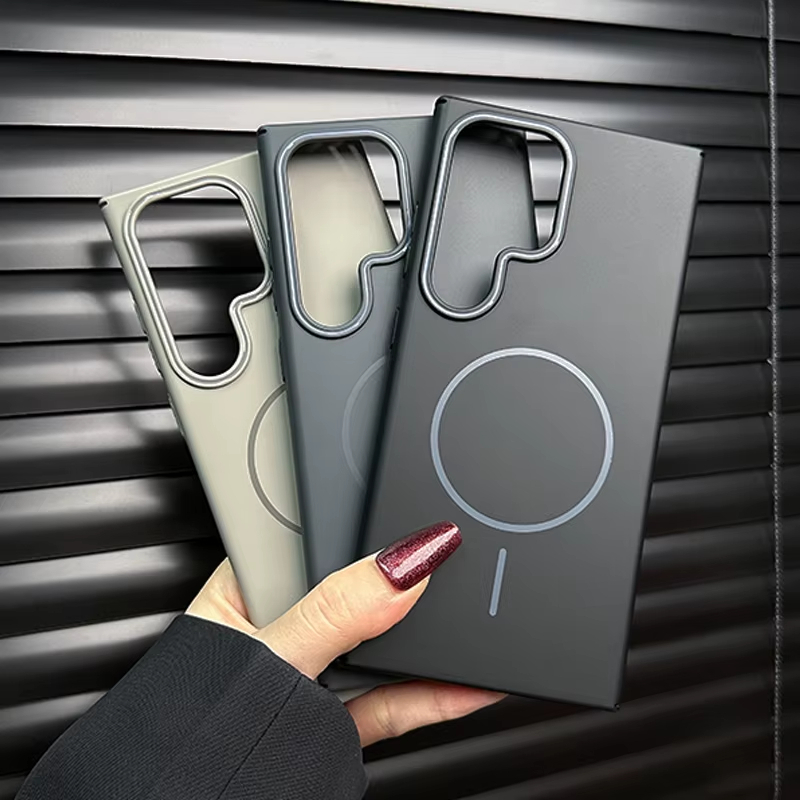 Capinha Capa Para S23 Ultra S24 Ultra S25 Ultra Anel Magsafe Magnética Case Premiun Protetor Suporte