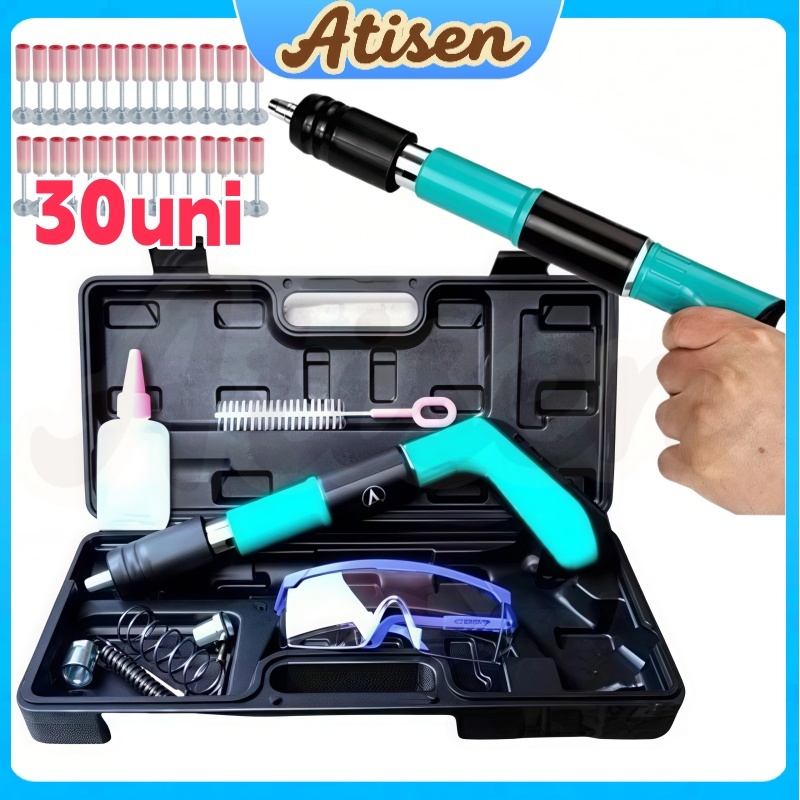 Kit Fixadora Finca Pino Pistola Profissional Ação + 30 pinos grátis