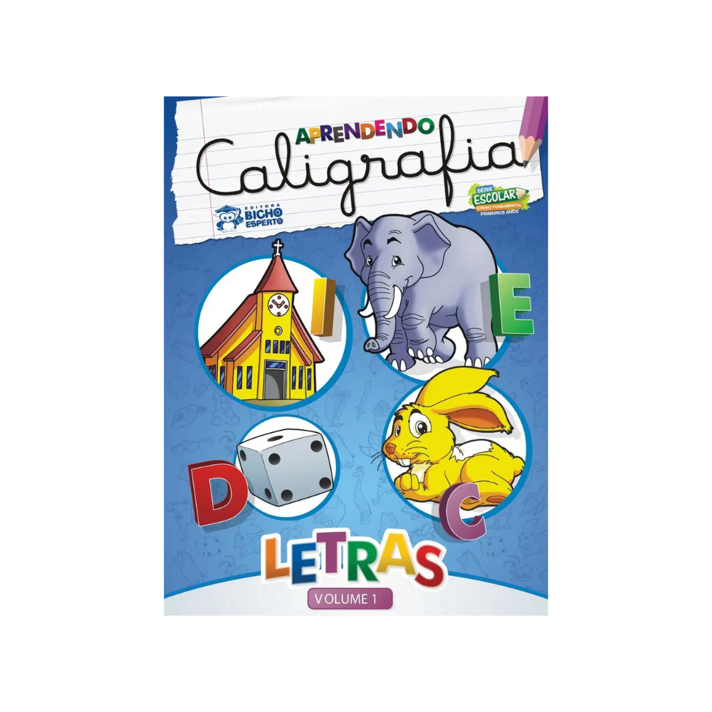 Livro de Atividades Aprendendo Caligrafia Letras Infantil · foto 2