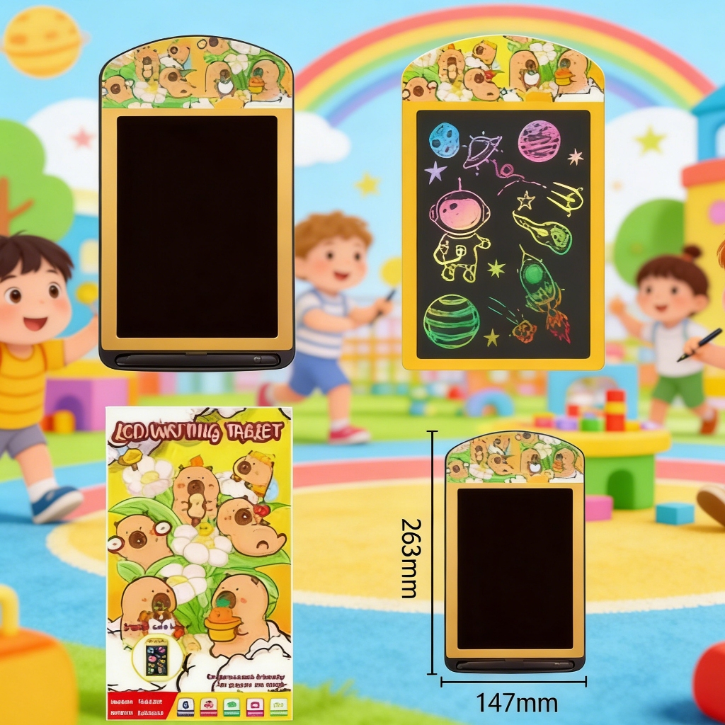 Brinquedo infantil Modelo Novo Lousa Mágica Polegadas Vários Formatos Cor Aleatório
