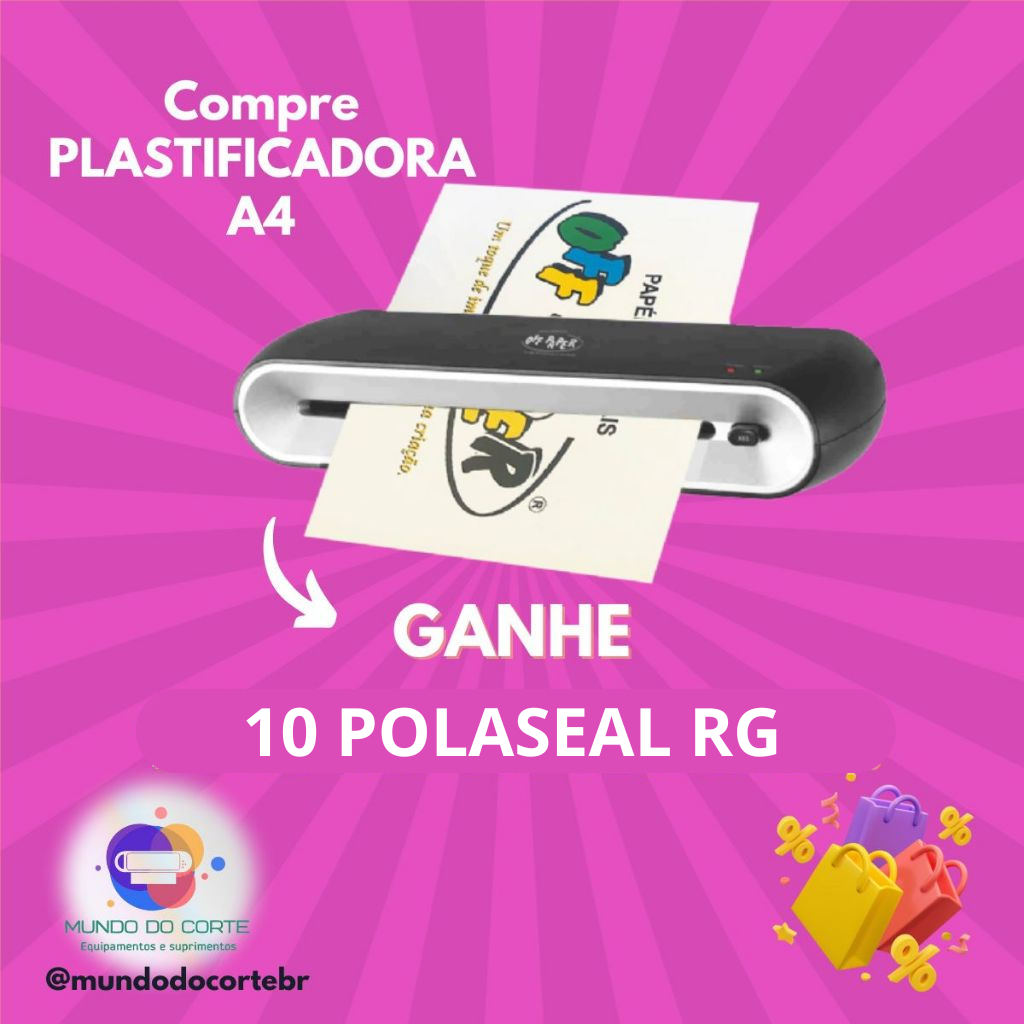 Plastificadora e Laminadora A4 OFFL01 Off Paper
