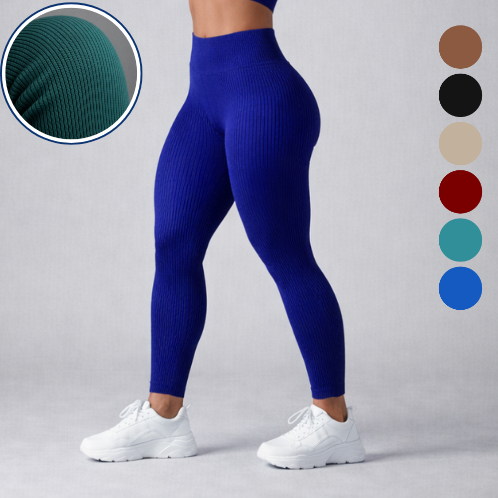 Calça Legging Academia Feminina Canelado Premium  Fitness Cintura Alta Sem Transparência