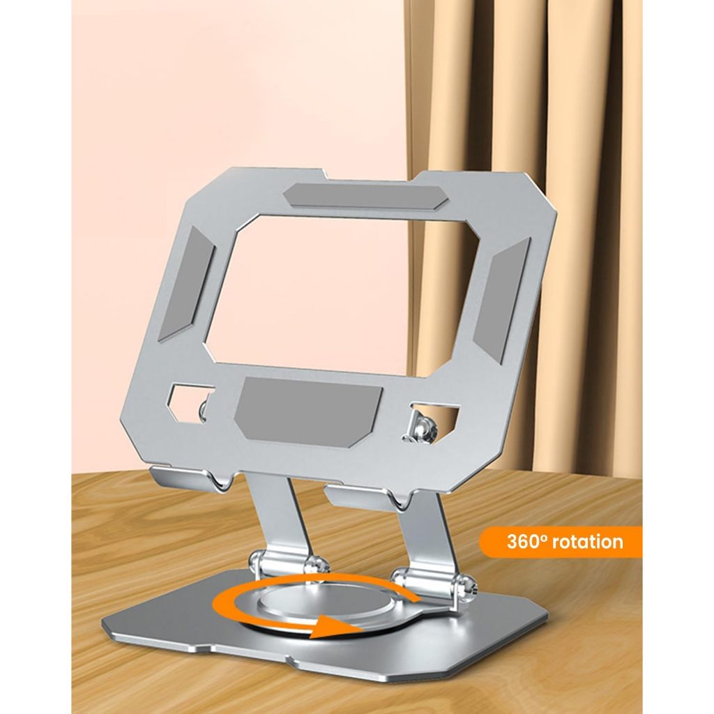 Suporte Tablet 360° Com Base Ajustável e Dobrável - Suporte Ergonômico