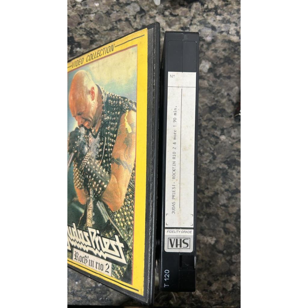 Lote 4 Fitas Vhs Heavy Metal-black Sabbath-judas Priest Boot