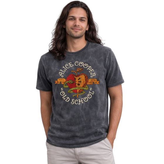 Camiseta Alice Cooper Rock Modelos 2 Estonada Algodao Preto Envio Rapido Blusa