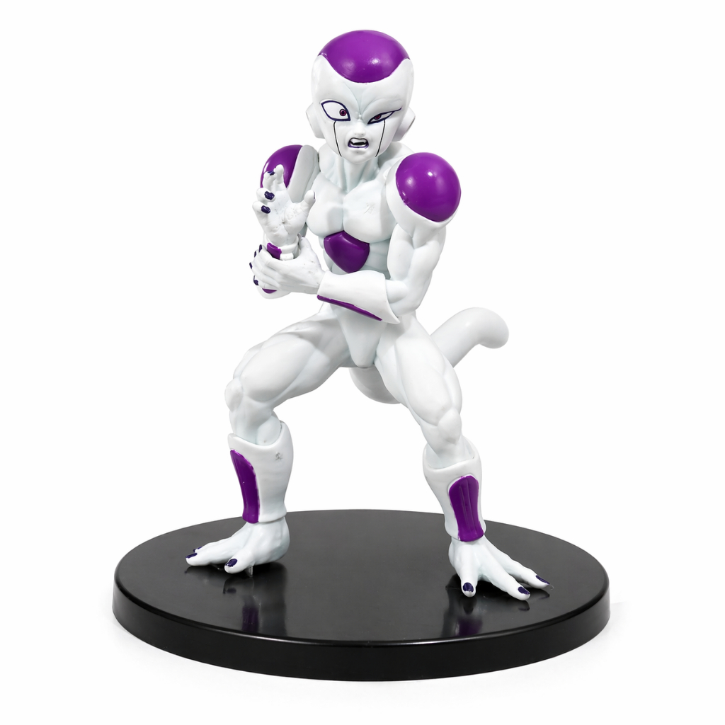 Action Figure Freeza Forma Final Dragon Ball Z 13cm – Boneco Anime Colecionável com Base Geek