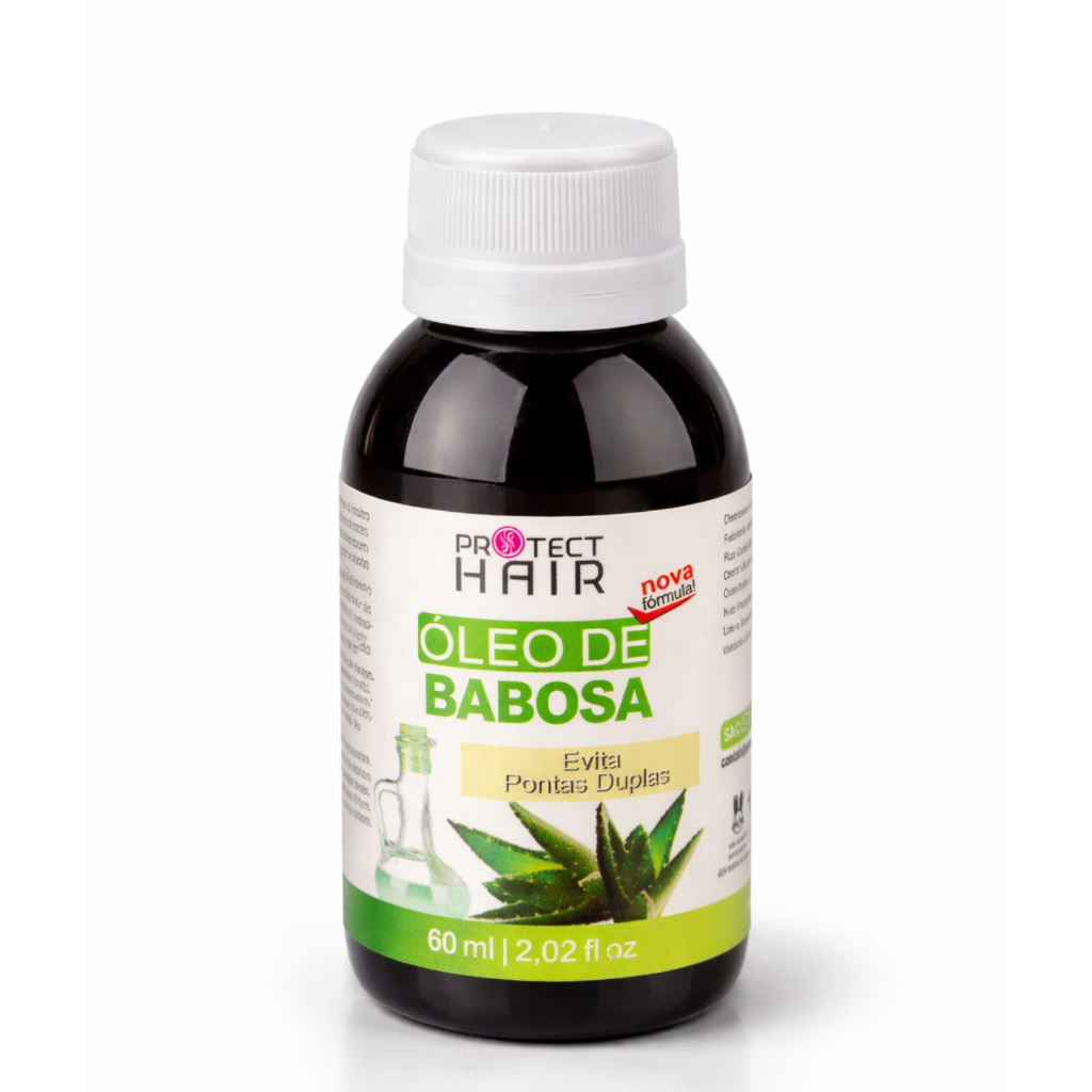Óleo Vegetal Babosa 60ml para umectação capilar Protect Hair