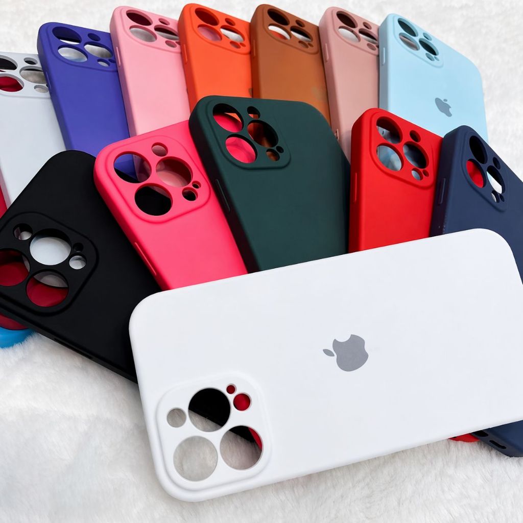 Capinha Case Silicone Aveludada iPhone 13 / 13Pro / 13 PROMAX Premium proteção total câmeras interior aveludado