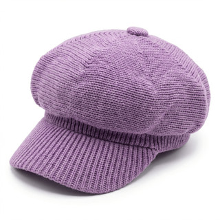 Boina Feminina Tricô Tricot Para Inverno com Aba Elegante Famosos