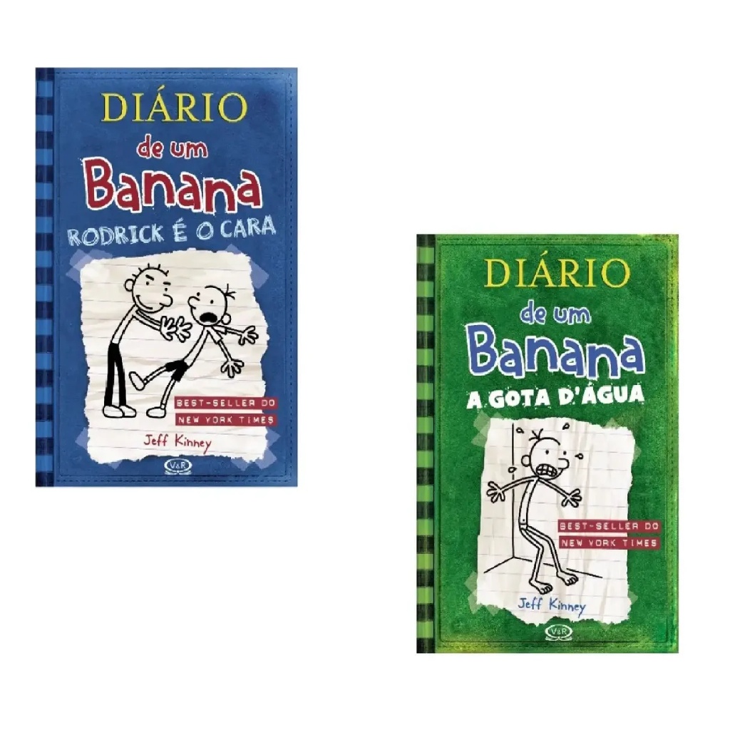 Kit C/2 Livros - Diário De Um Banana Volumes 2 + 3 - Capa Mole