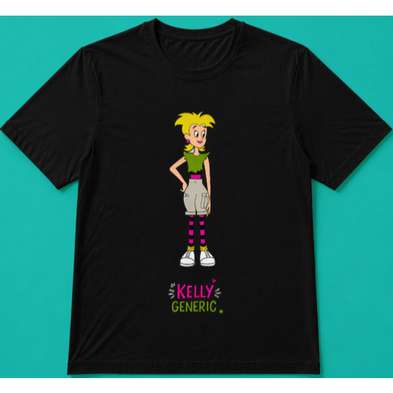 Camiseta Kelly Generic de O Fantástico Mundo de Bobby T-shirt 100% Algodão Premium