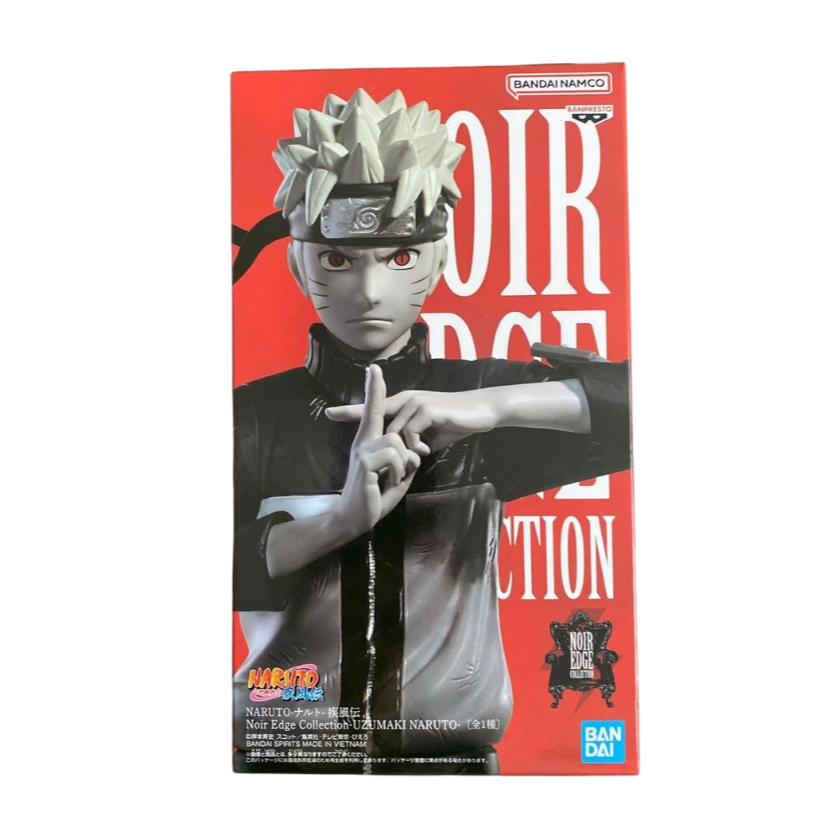 Banpresto NARUTO Shippuden Noir Edge Collection UZUMAKI NARUTO Figure Japan Sasuke Sakura
