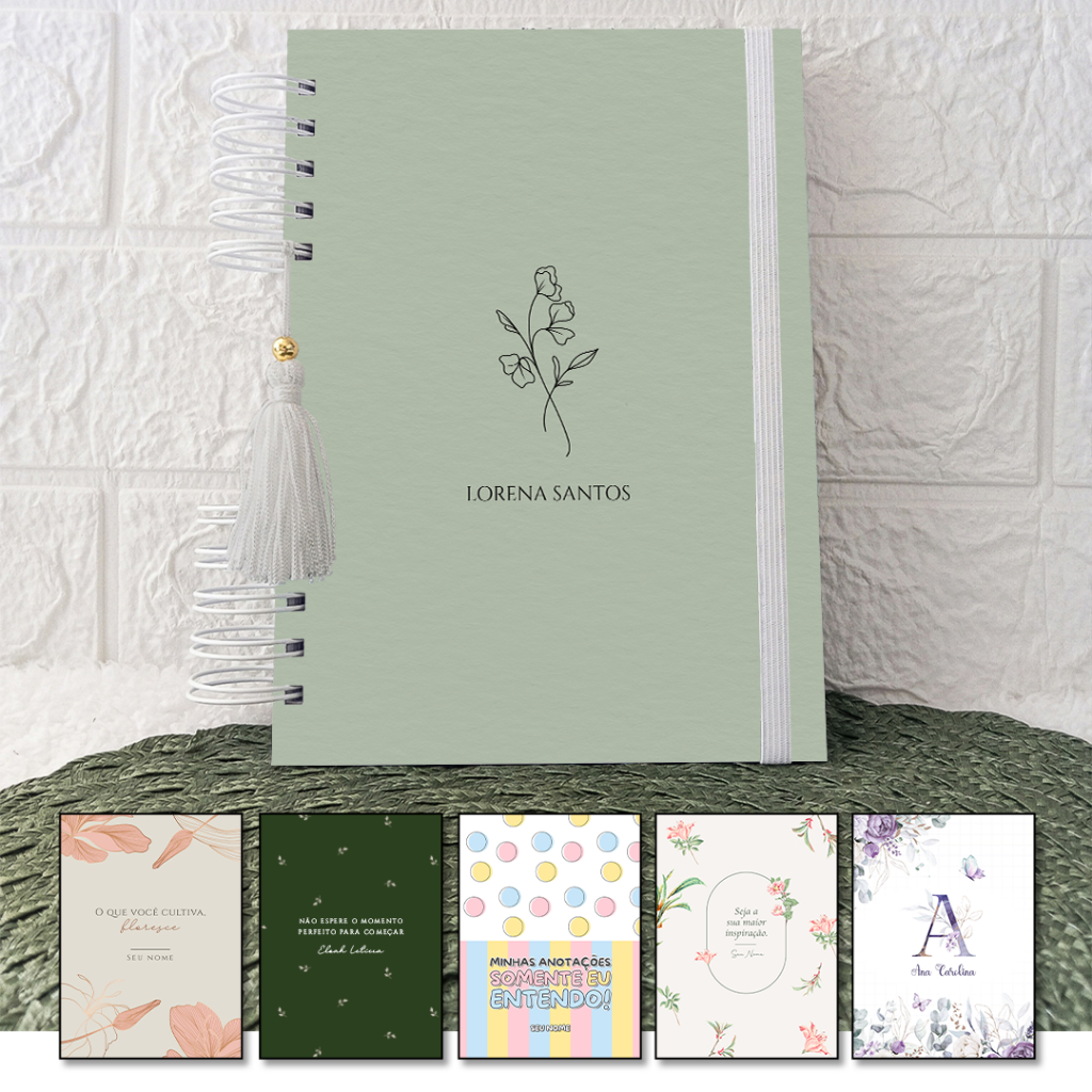 Agenda Caderno Personalizado 2026 2027 A5 Com Nome